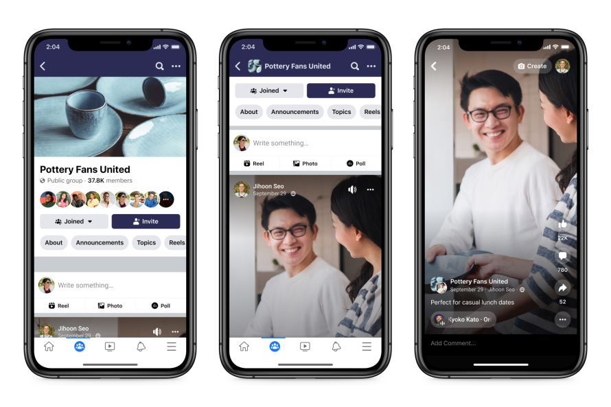 quảng cáo facebook reels